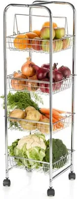 Immagine prodotto di Carrello a quattro piani cromato KitchenCraft
