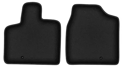 Immagine prodotto di Tappetini anteriori in moquette per Chrysler Voyager V FL 2011-2016 (7 posti) – 2 pezzi, neri, su misura – Wielganizator DURBAN