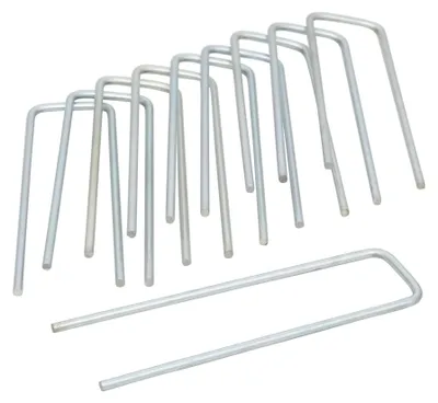 Produktbild von Windhager Metall-Heringe Erdanker Bodenanker Befestigungsanker Befestigungshering, verzinkt, 4 x 14cm x Ø 4mm, 10 Stück