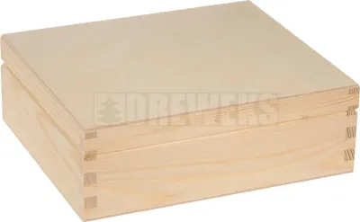 Image de Boîte à thé / récipient en bois avec 9 compartiments