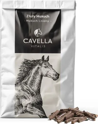 Image de Aliment pour chevaux « Złoty Makuch », granulés de lin, 32 % de protéines, 20 kg