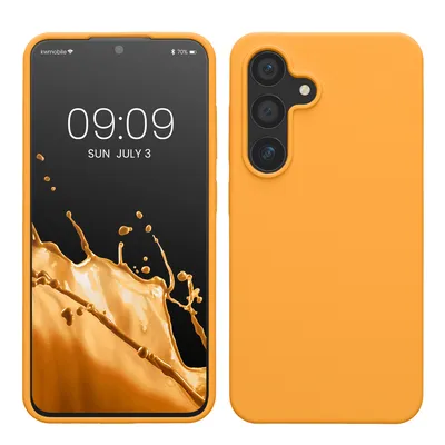 Produktbild von kwmobile Hülle kompatibel mit Samsung Galaxy S24 Hülle - Silikon Handy Case - Handyhülle für Samsung S24 weiche Oberfläche - kabelloses Laden für