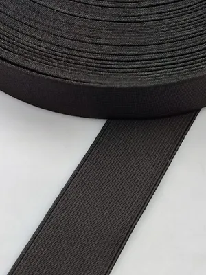 Image de Fleczki Bande Élastique Largeur 5cm Noir pour Bottes