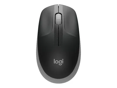 Produktbild von Logitech M190, Beidhändig, Optisch, RF Wireless, 1000 DPI, Grau