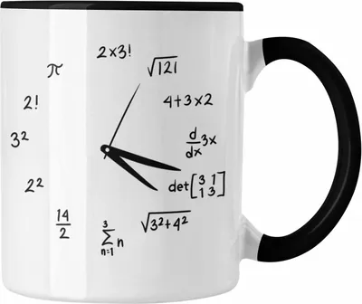 Produktbild von Trendation - Tasse für Mathematiker Lustiges Geschenk für Mathelehrer Mathematik-Fans (Schwarz)