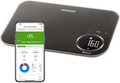 Obrázek produktu pro Chytrá kuchyňská váha SENCOR SKS 7178BK