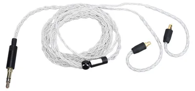 Produktbild von Kopfhörerkabel-Ersatz, versilbertes Kupfer, 3,5 mm Stereo-Stecker, Kopfhörer-Soundkabel, 1,2 m, für IE100 Pro
