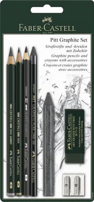 Image de Faber Castell FC-112997 Potloodset Faber-Castell Pitt Graphite 7-delig Op Blister