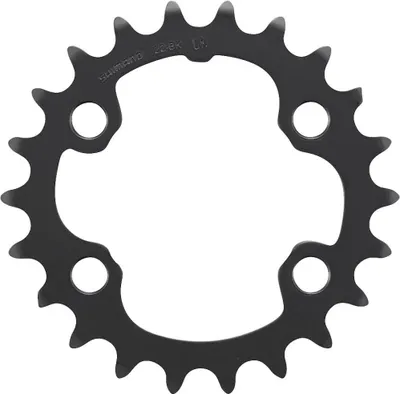 Image de SHIMANO Plateau de pédalier "CUES" FC-U6000-2 4-bras, pour 2 22 dents, trou