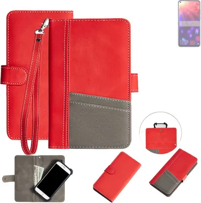 Produktbild von K-S-Trade Handy Schutzhülle für Huawei Honor View 20 Hülle Portemonnee Brieftasche Klapphülle Kartenfächer Flip Wallet Case Etui