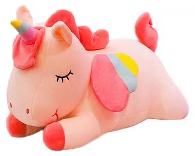 Produktbild von Plüsch-Einhorn-Kuscheltier mit Flügeln