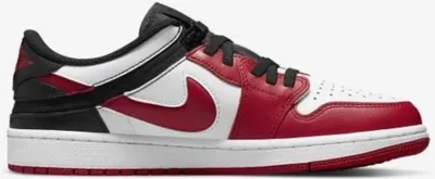Obrázok produktu pre AIR JORDAN 1 Low FlyEase - Pánske topánky kožené biele červené DM1206-163 , veľkosť: EU 44 US 10