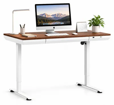 Produktbild von hjh OFFICE Elektrisch höhenverstellbarer Schreibtisch Worktime Plus Computertisch höhenverstellbar 71.0 - 119.0 x 120.0 x 60.0 cm
