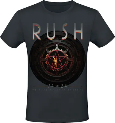Produktbild von Rush T-Shirt Herren Star 50th schwarz XXL