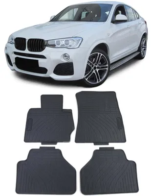 Produktbild von Fußmatten vorne/hinten für BMW X4 F26 2013-2018 Premium Gummi