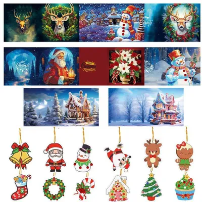Productafbeelding van Set van 5D diamantverfijngkaarten voor Moederdag, verjaardag, Kerstmis, Valentijnsdag, Pasen, als bedankje