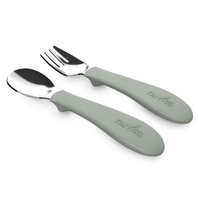 Obrázek produktu pro Set lžička a vidlička, Sage Green