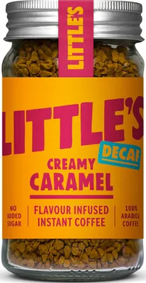 Obrázek produktu pro Littles Instantní káva bez kofeinu s karamelovou příchutí (50g), 102712