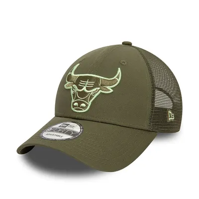 Produktbild von New Era 9FORTY Trucker Cap Chicago Bulls NBA dark green