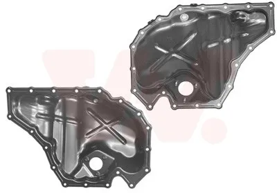 Produktbild von VAN WEZEL 0327070 Ölwanne Motorölwanne für AUDI A4 Avant (8K5, B8) A6 Avant (4G5, 4GD, C7) Q5 (8RB) A5 Sportback (8TA) A4 Limousine (8K2, B8)
