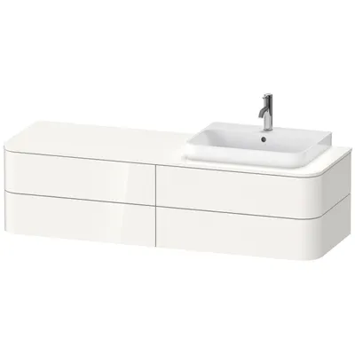 Produktbild von DURAVIT HP4963R2222 WTU HappyD2+ wandh.,408x1600x550mm
