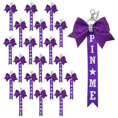 Immagine prodotto di Omgoods - 20 portachiavi - Portachiavi con nastro - Portachiavi per zaino - Portachiavi per cheerleader - Portachiavi sportivi - Decorazioni per feste di laurea - Accessori per zaino