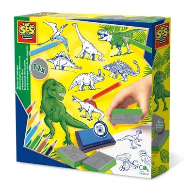 Produktbild von SES creative Stempelset Dinosaurier
