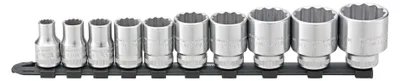 Obrázek produktu pro Stahlwille 50/10-12918 Steckschlüsseleinsatz-Set 1/2" 10teilig 96053010