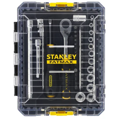 Zdjęcie produktu dla Stanley HTS STAK Steckschlüssel-Set 48-teilig,1/4