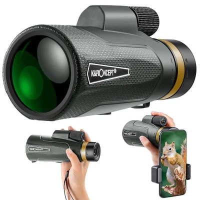 Produktbild von Monokular Teleskop - 12x50 BAK4 HD Fernglas - Langstrecken Zoom - Kompaktes Outdoor Reisemonokular für Erwachsene - Farbe KF33.013