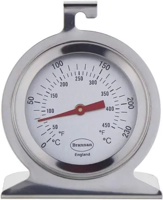 Productafbeelding van Classic Wijzerplaat Oven Thermometer - 0 tot +230°C en +30 tot +450°F - Nauwkeurige Temperatuurmeting voor Veilig Koken