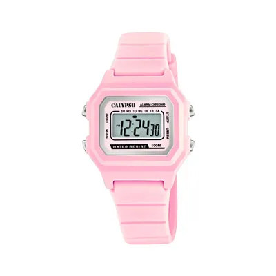 Produktbild von Kinder Digital Uhr Calypso Armbanduhr rosa K5802/3
