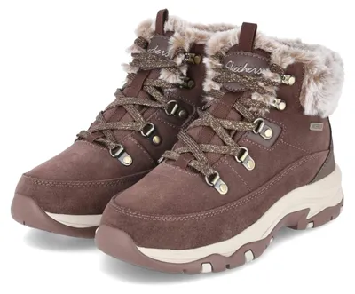 Produktbild von Skechers Damen Boots TREGO SNOW WORRIES Braun Leder und Synthetik Größe: 361/2