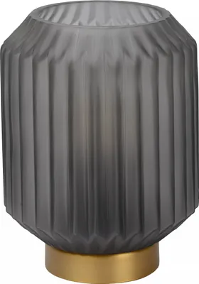 Immagine prodotto di Lampada da tavolo in vetro fumé oro glamour decorativo E14 Sueno Lucide
