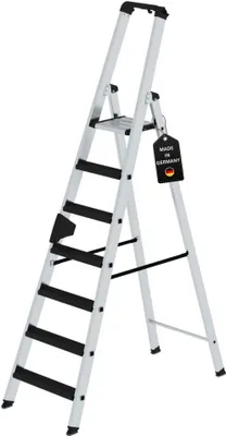 Produktbild von Stufen-Stehleiter einseitig begehbar mit clip-step relax 7 Stufen