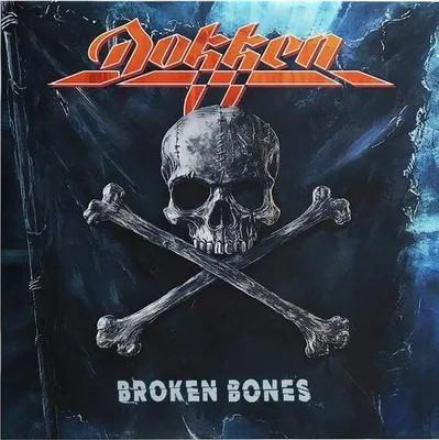 Image de Dokken - Broken Bones (Blue & Black Splatter Coloured) (LP)