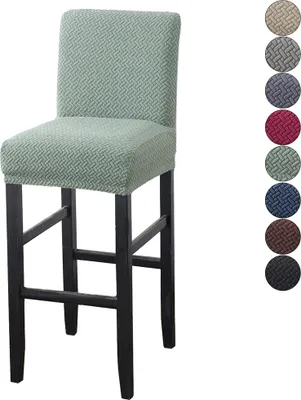 Immagine prodotto di Coprisedia elasticizzato Spandex jacquard coprisedia universale per sgabello da bar, verde