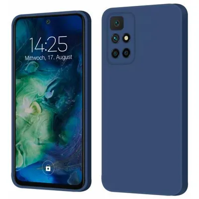 Produktbild von Liquid Silikon Hülle für Xiaomi - Farbe: Blau - Modellkompatibilität: Für Xiaomi Redmi 10
