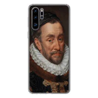 Produktbild von MuchoWow® Handyhülle Schutzhülle Hülle für Huawei P30 Pro Wilhelm von Oranien - Gemälde von Adriaen Thomasz. Silikon Softcase Handy Hülle - Schutzdeckel