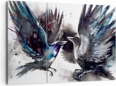 Produktbild von Bild auf Leinwand - Leinwandbild - Vogel Natur Feder - 165x110cm - Wand Bild - Wanddeko - Leinwanddruck - Bilder - Kunstdruck - Wanddekoration - Leinwand bilder - Wandkunst - CE165x110-3761
