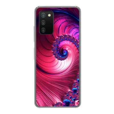 Produktbild von MuchoWow® Handyhülle Schutzhülle Hülle für Samsung Galaxy A03s Spirale - Abstrakt - Farben Silikon Softcase Handy Hülle - Schutz