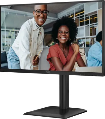 Produktbild von AOC Q27E4U - LED-Monitor - 68.6 cm (27") - 2560 x 1440 QHD @ 120 Hz - IPS - 250 cd/m² - 1500:1 - 4 ms - HDMI, DisplayPort - Lautsprecher - Schwarz