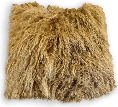 Produktbild von Tibetlamm Kissen Kissenbezug (ohne Inlet) 30x30cm JAY27 Beige