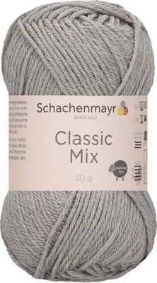 Obrázok produktu pre Schachenmayr Classic Mix 00090 Light Grey Mel. Pletacia priadza