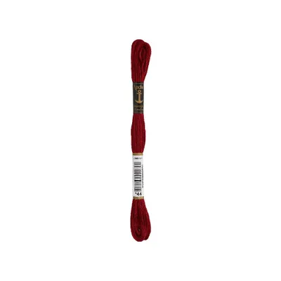Image de Fil à broder Anchor 4635000-00044 rouge rubis Fil à broder, 100 % coton