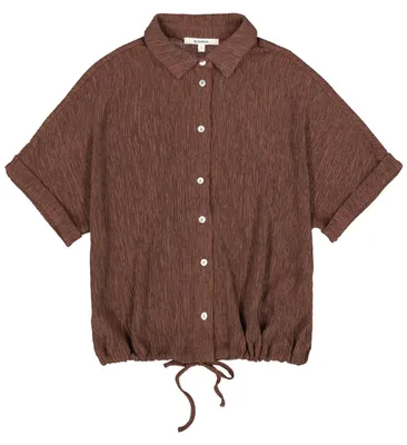 Image de Chemise pour femme GARCIA SS 5688, marron terre, taille S