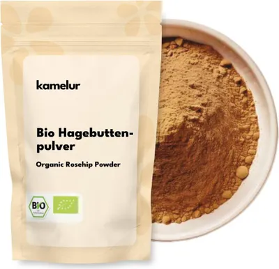 Produktbild von Kamelur® Bio Hagebutterpulver 1 kg