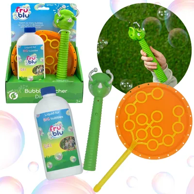 Produktbild von Dinosaurier Seife Seifenblasen machen und fangen Kit, Seifenblasenfänger + Flüssigkeit 400 ml