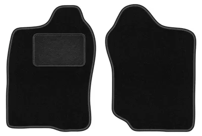 Zdjęcie produktu dla Dywaniki samochodowe welurowe przednie do: Suzuki Jimny (1998-2007, SUV) czarne, dopasowane