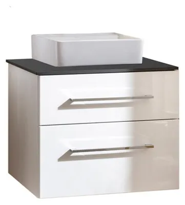 Produktbild von Fackelmann OXFORD Badmöbelset 3-teilig, 60 cm, Weiß, Keramik